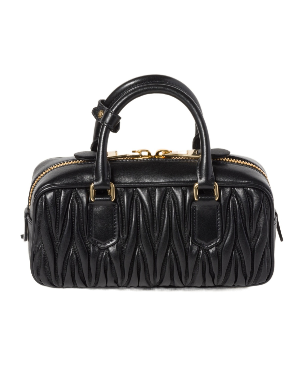 Miu Miu Arcadie Bag In Quilted Nappa In Black