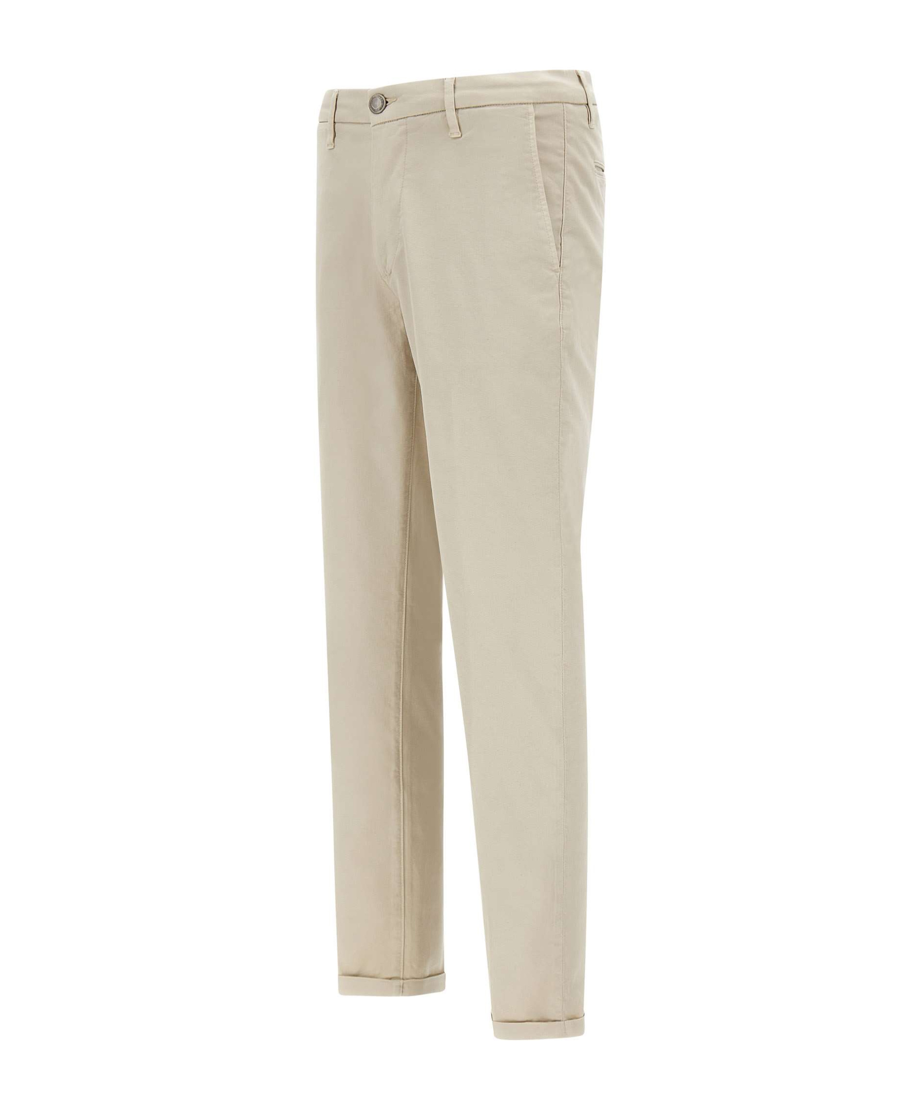Re-hash Belt-loop Casual Pants In Nude