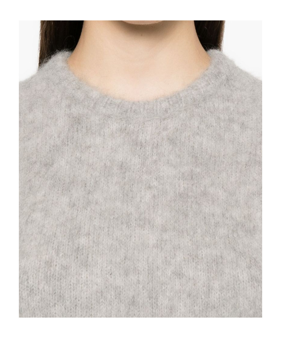 Forte Forte Cropped Sleeveless Top Ribbed Hem In White
