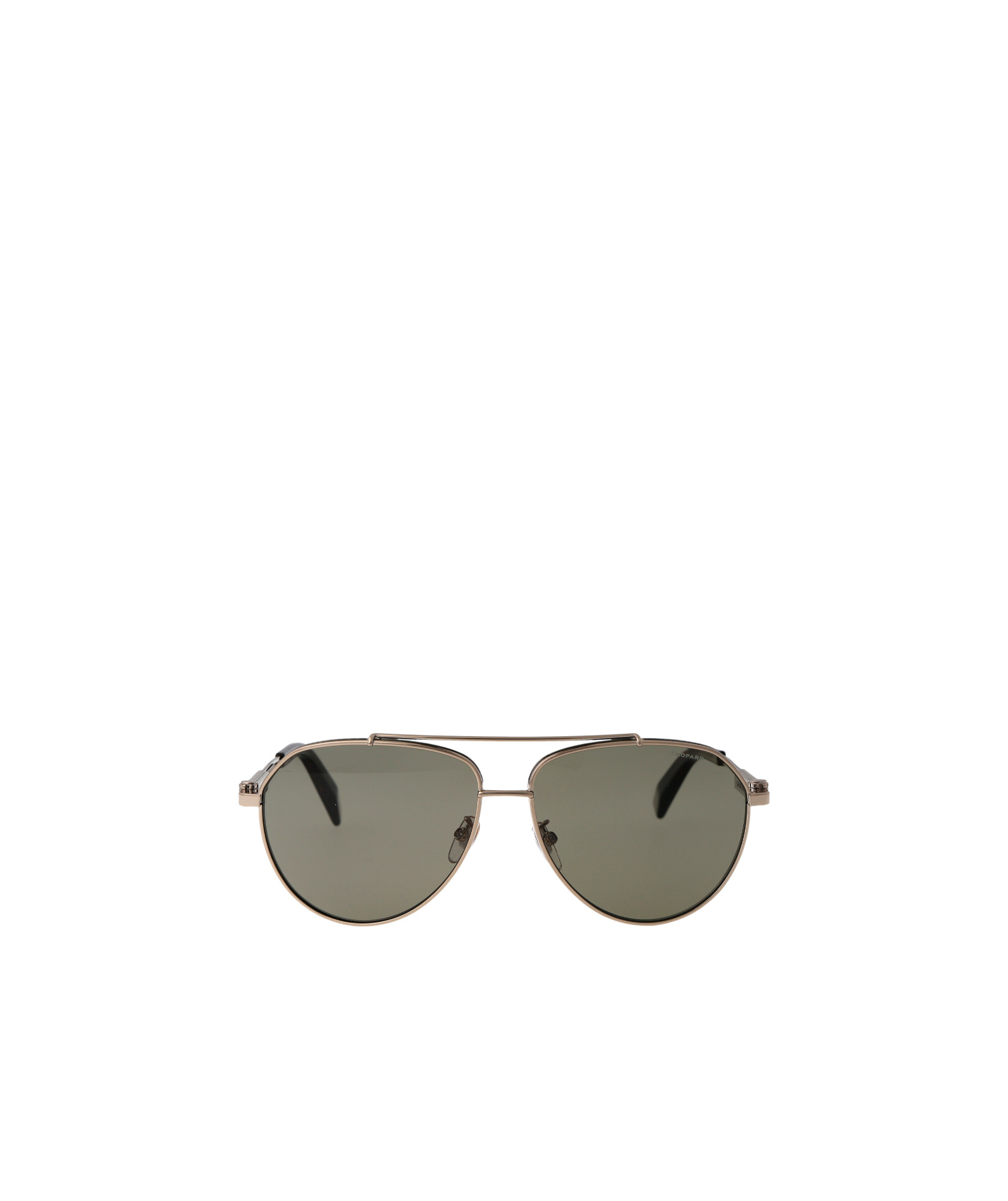 CHOPARD LOGO-PLAQUE PILOT-FRAME SUNGLASSES 