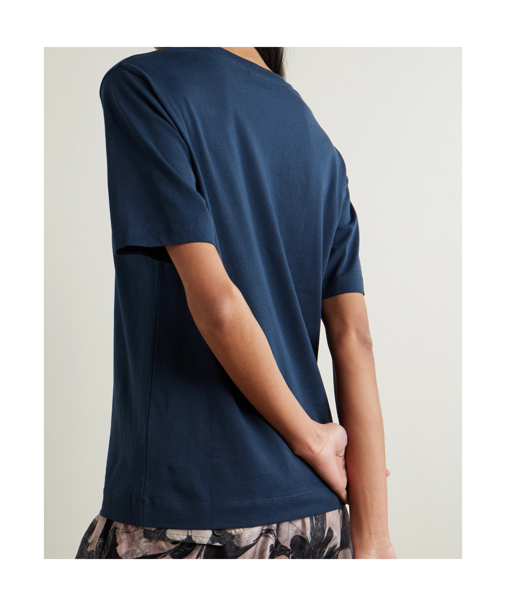 Dries Van Noten Oversized Cotton-jersey T-shirt In Blue