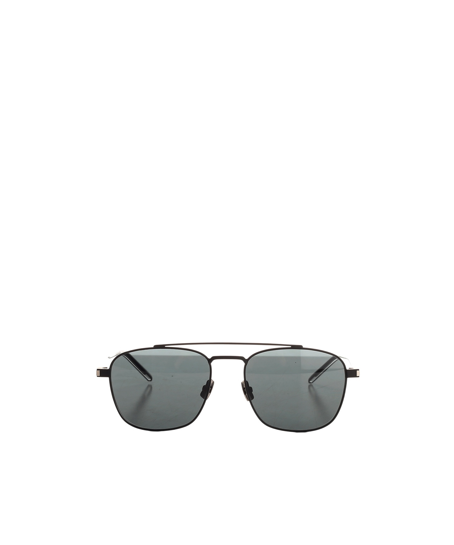 Saint Laurent Eyewear Aviator Sunglasses In Gray