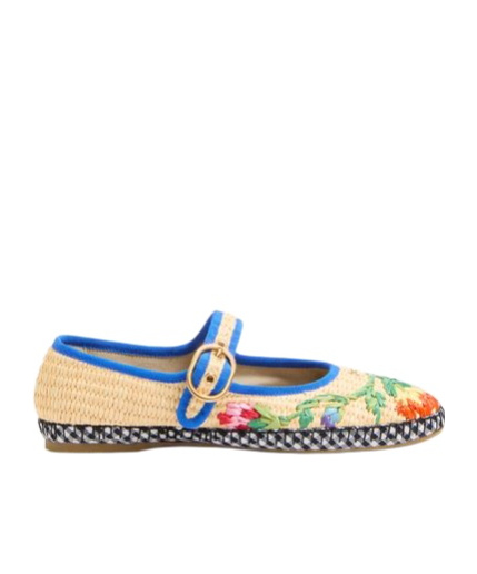 Valentino Garavani Mary-jane Endouce Ballet Shoes In Multi