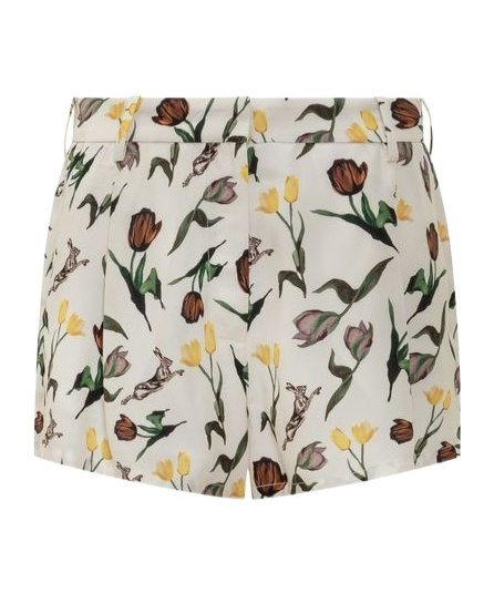 Marni Floral Printed Shorts In Multi
