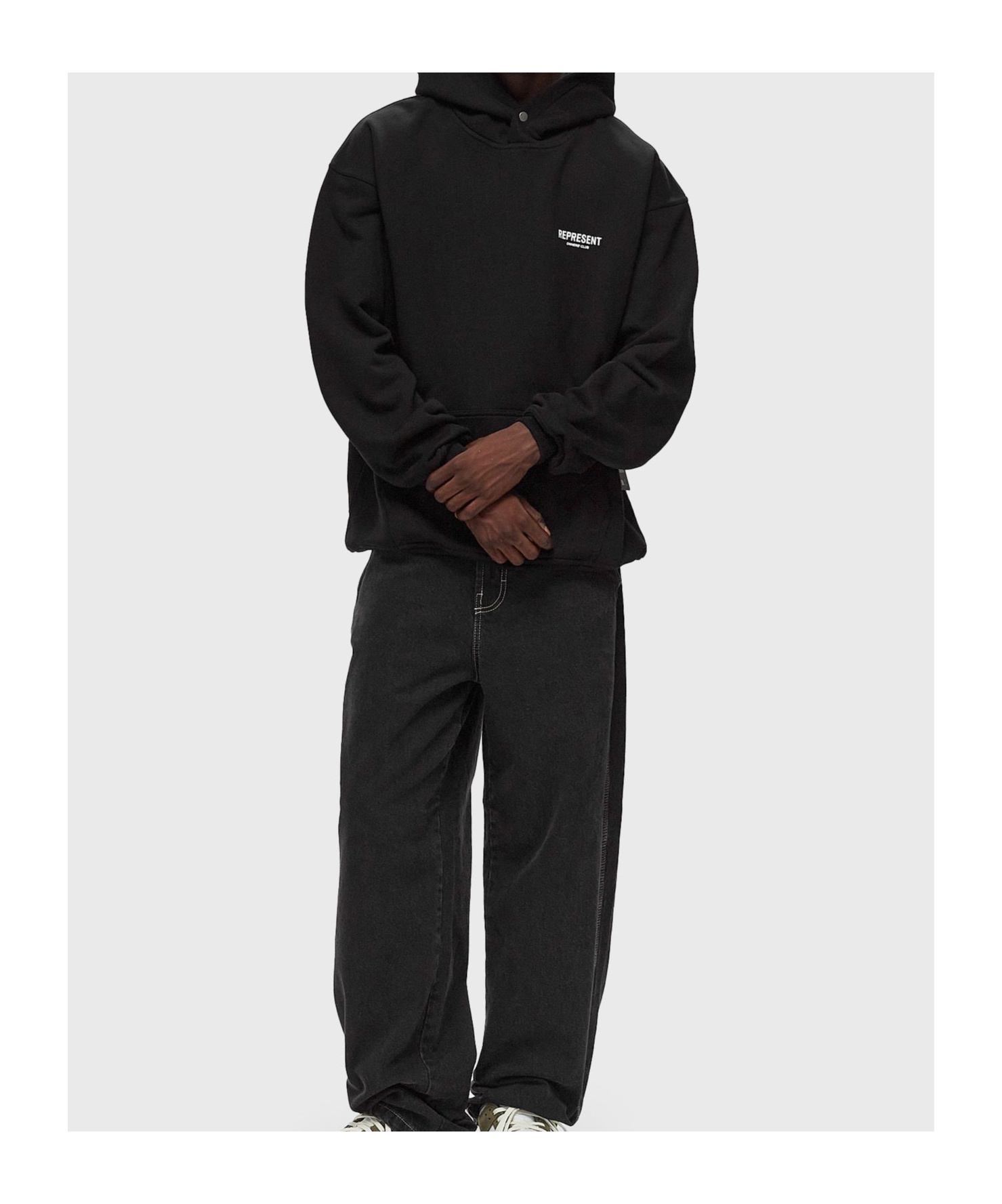 Represent Owners Club Hoodie In Black