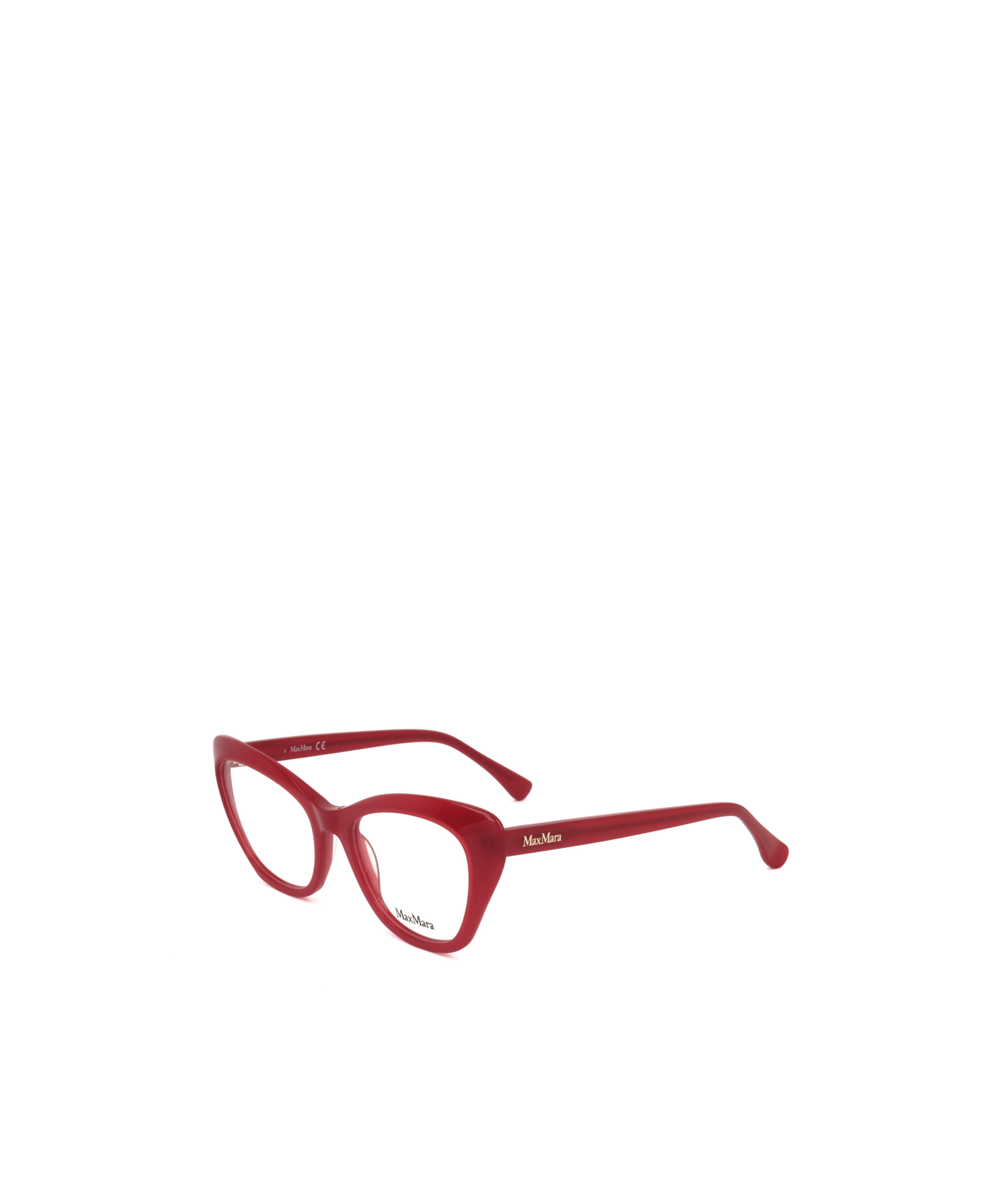 Max Mara Logo Flat Mirror In Red