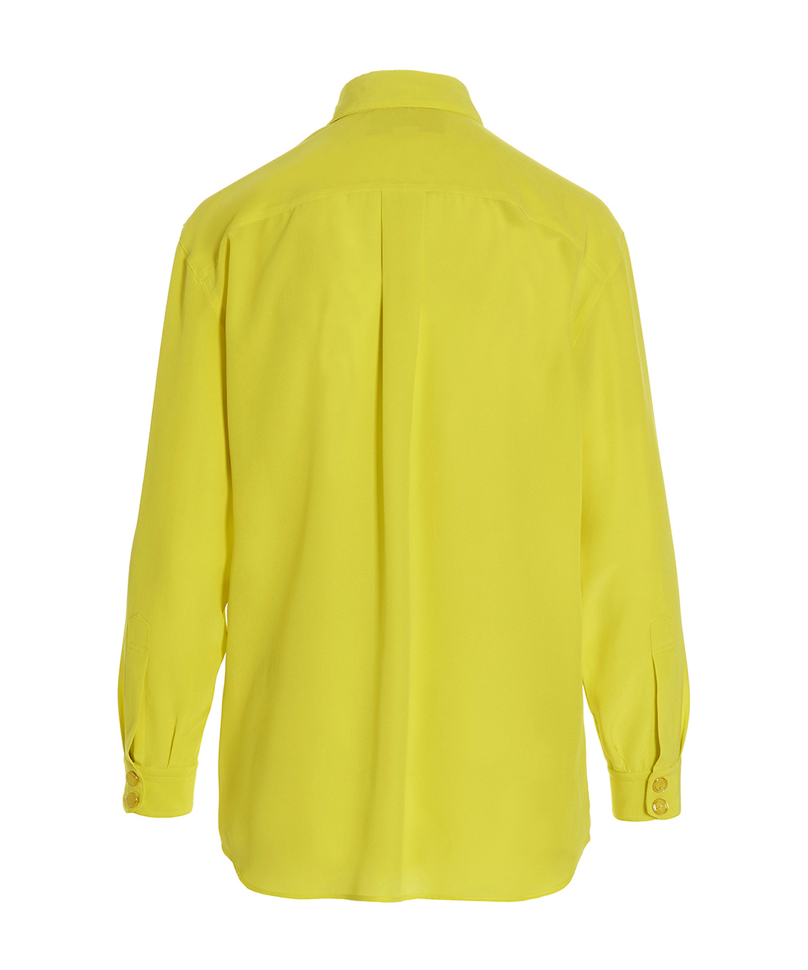 Gucci Crepe De Chine And Silk Shirt In Yellow