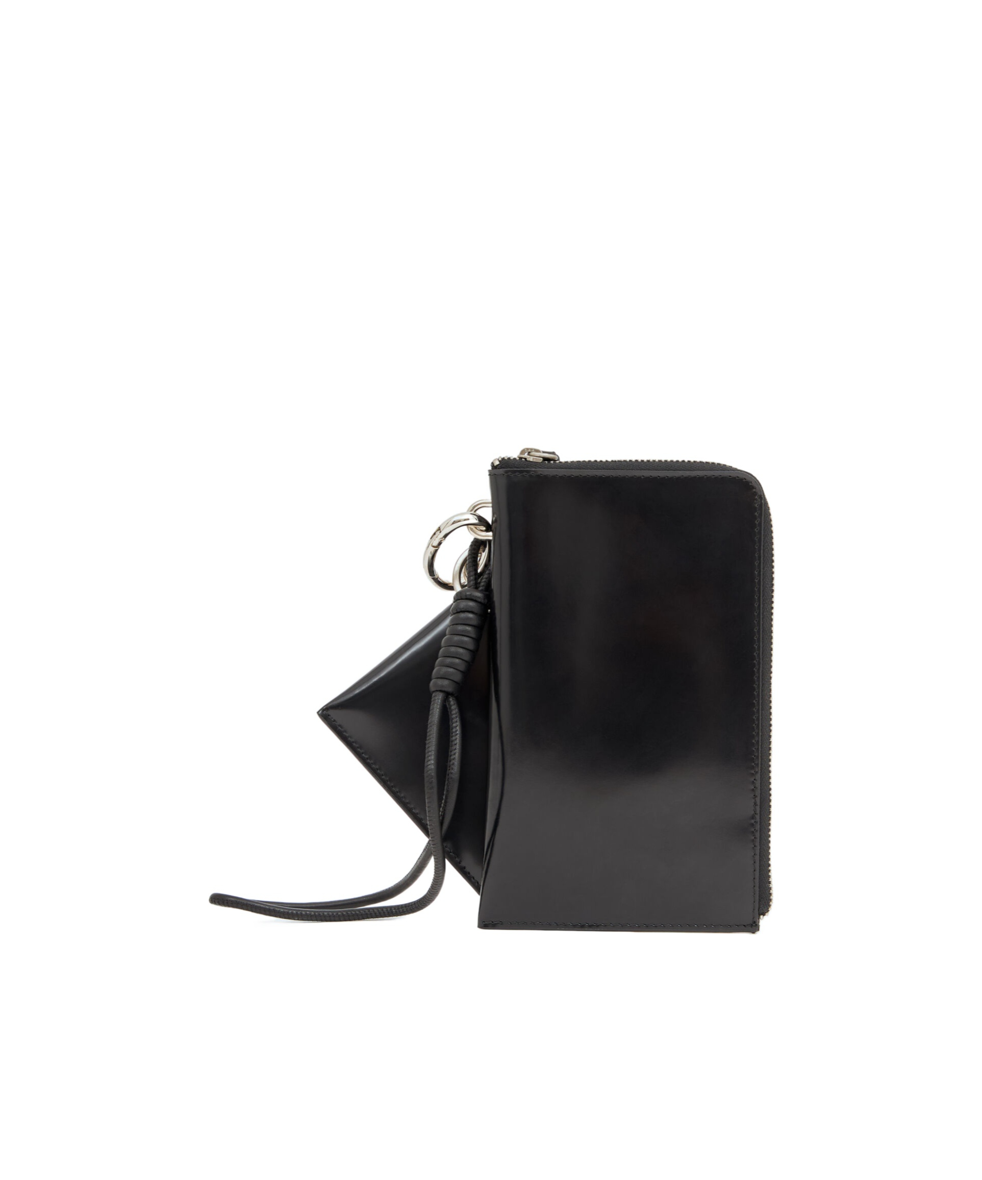 Dries Van Noten Zip Opening And Closing Wallet In Black