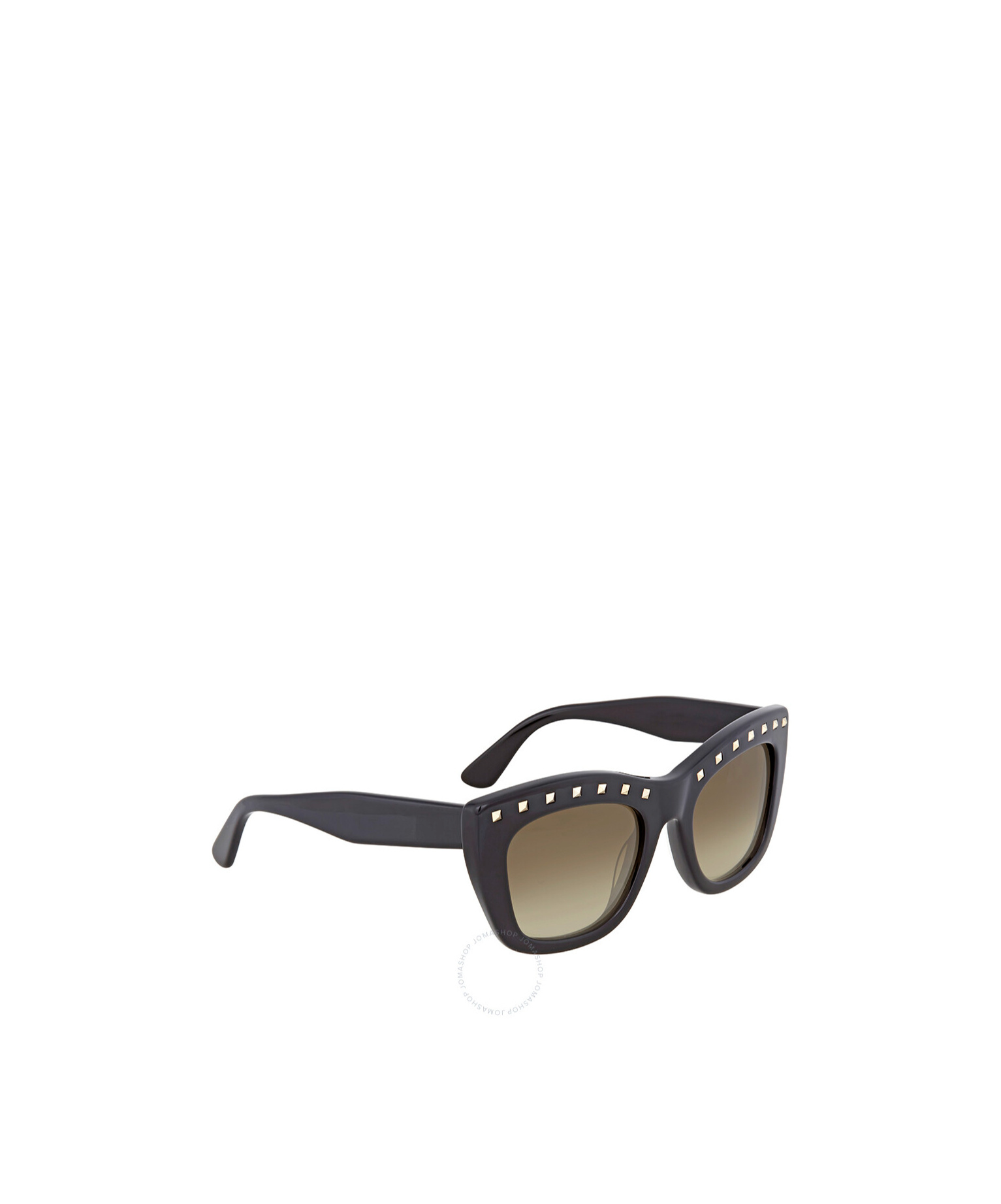 Valentino Logo Sunglasses In Black