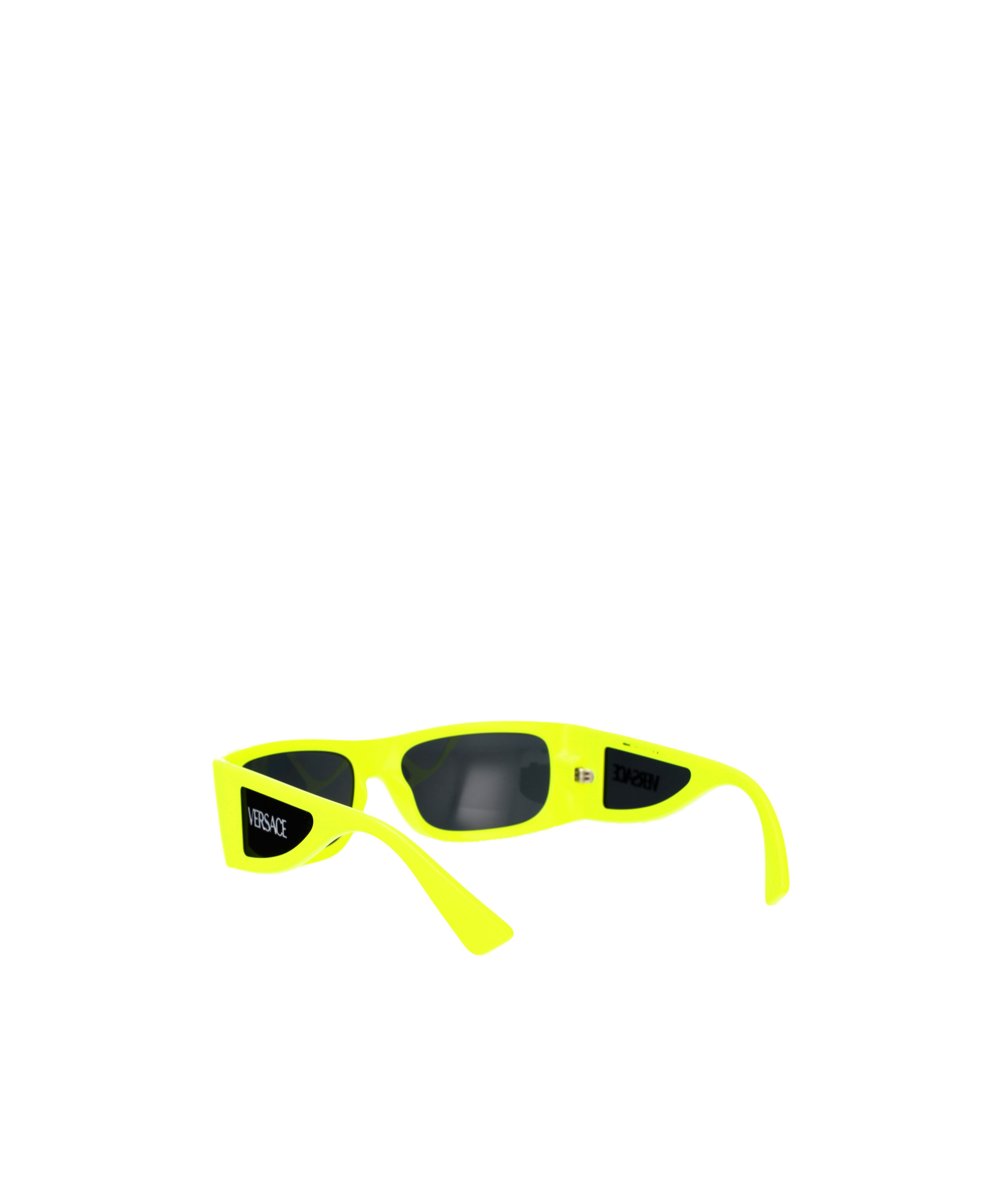Versace Rectangle-frame Sunglasses In Black