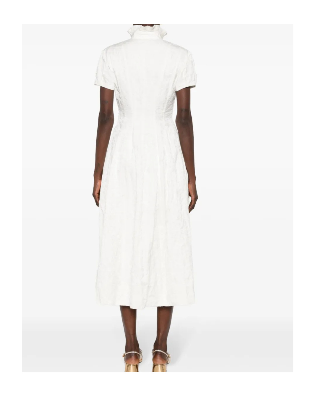 Philosophy Di Lorenzo Serafini V-neck Pleated Midi Dress