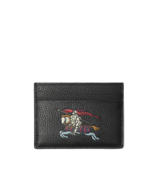 Burberry Ekd Card Case In Black