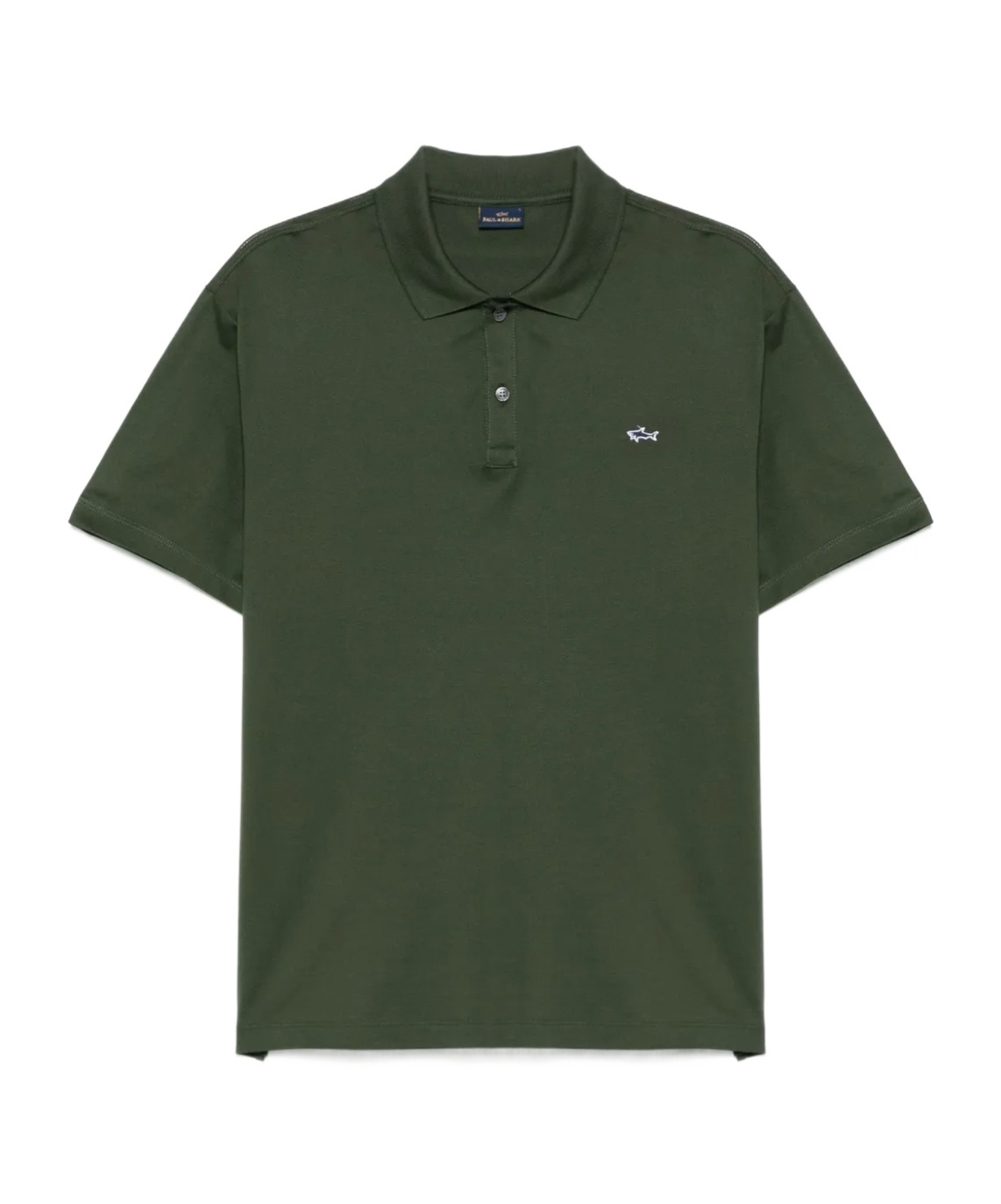 Paul & Shark Logo-patch Polo Shirt In Green