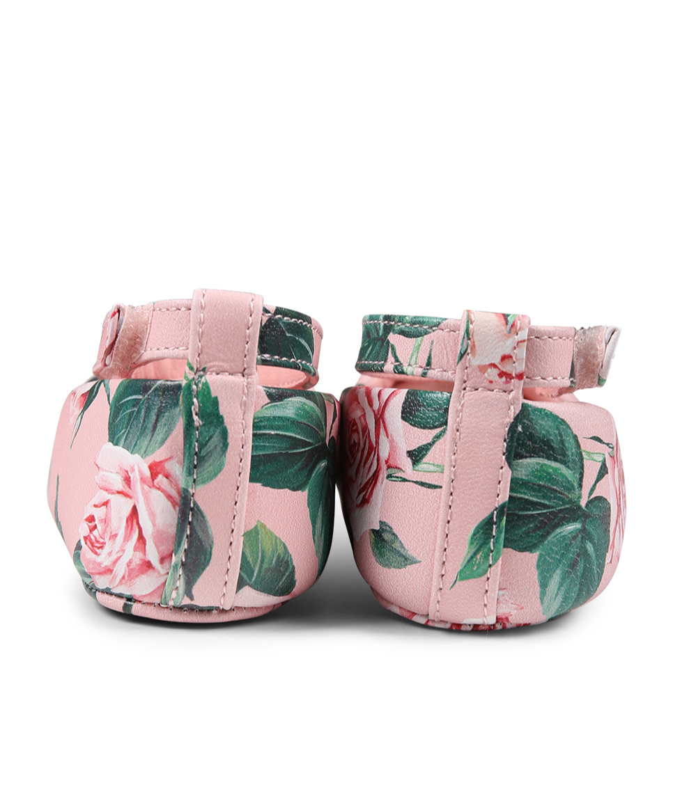 Dolce & Gabbana Printed Ballet Flats In Pink