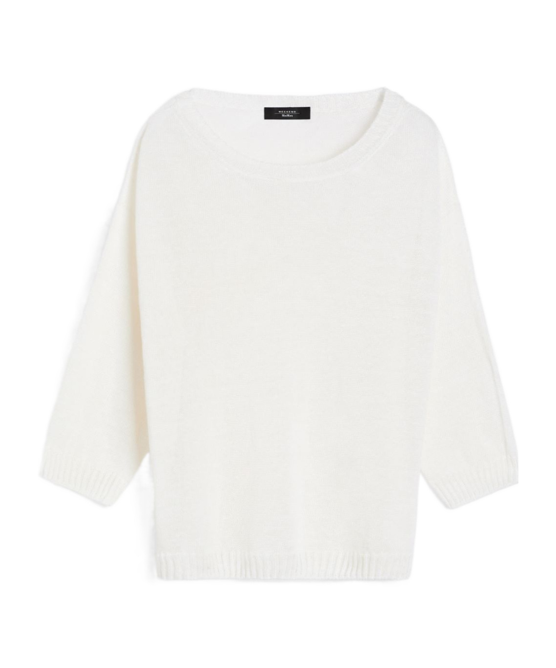 Weekend Max Mara Round Neck T-shirt In White