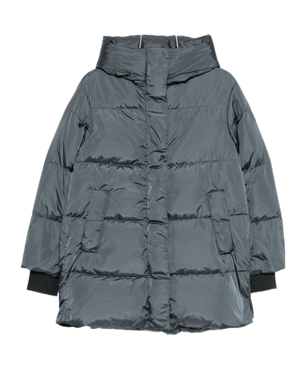Lempelius Long-sleeved Cotton-padded Jacket In Gray