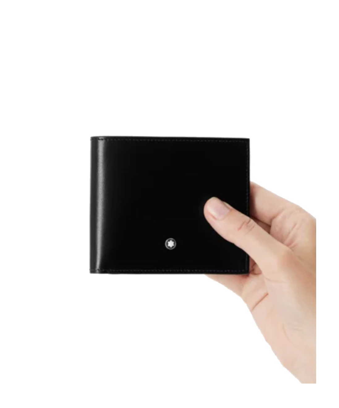 Montblanc Double-fold Wallet In Black