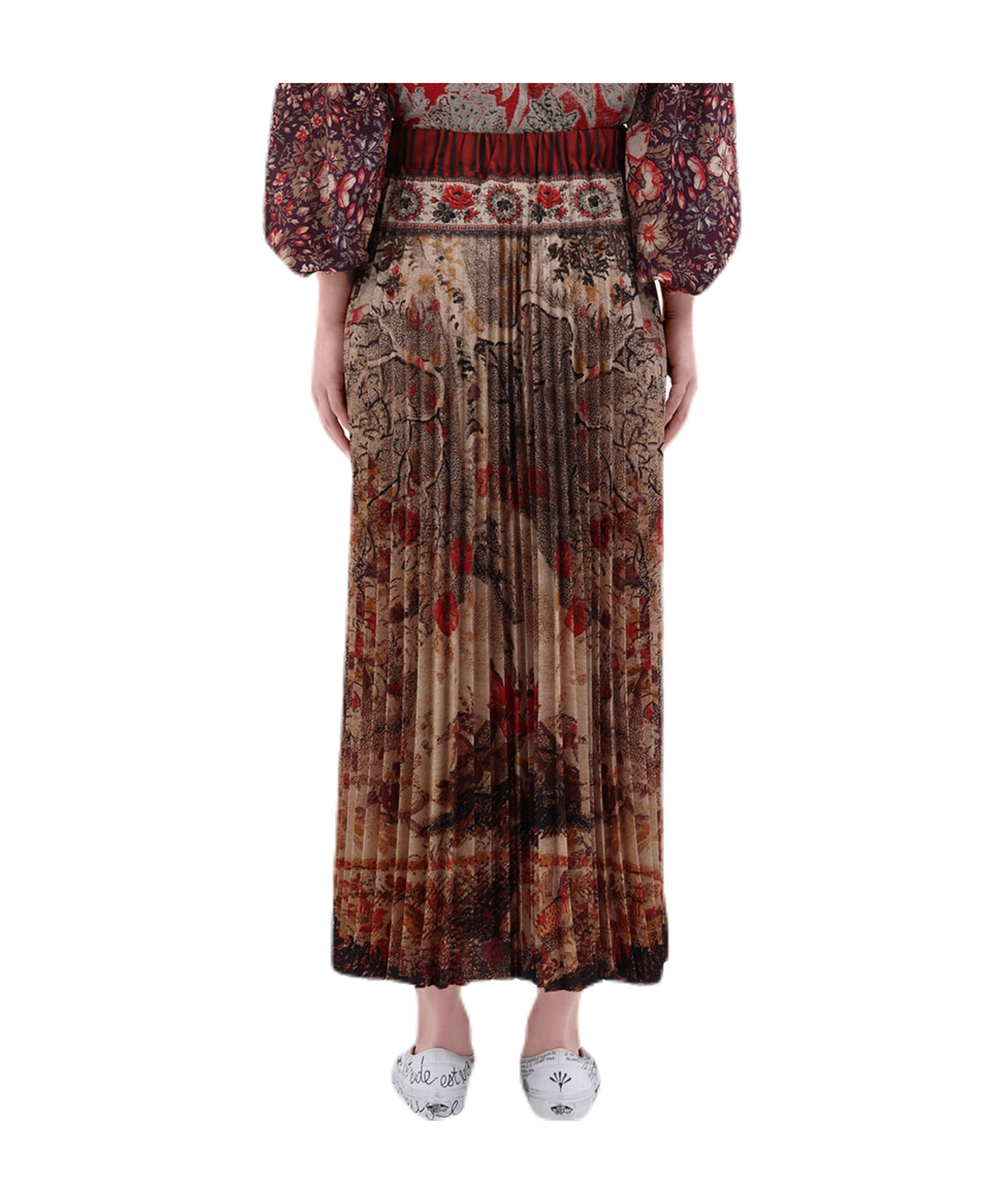Shop Pierre-louis Mascia Ceto Pleated Skirt