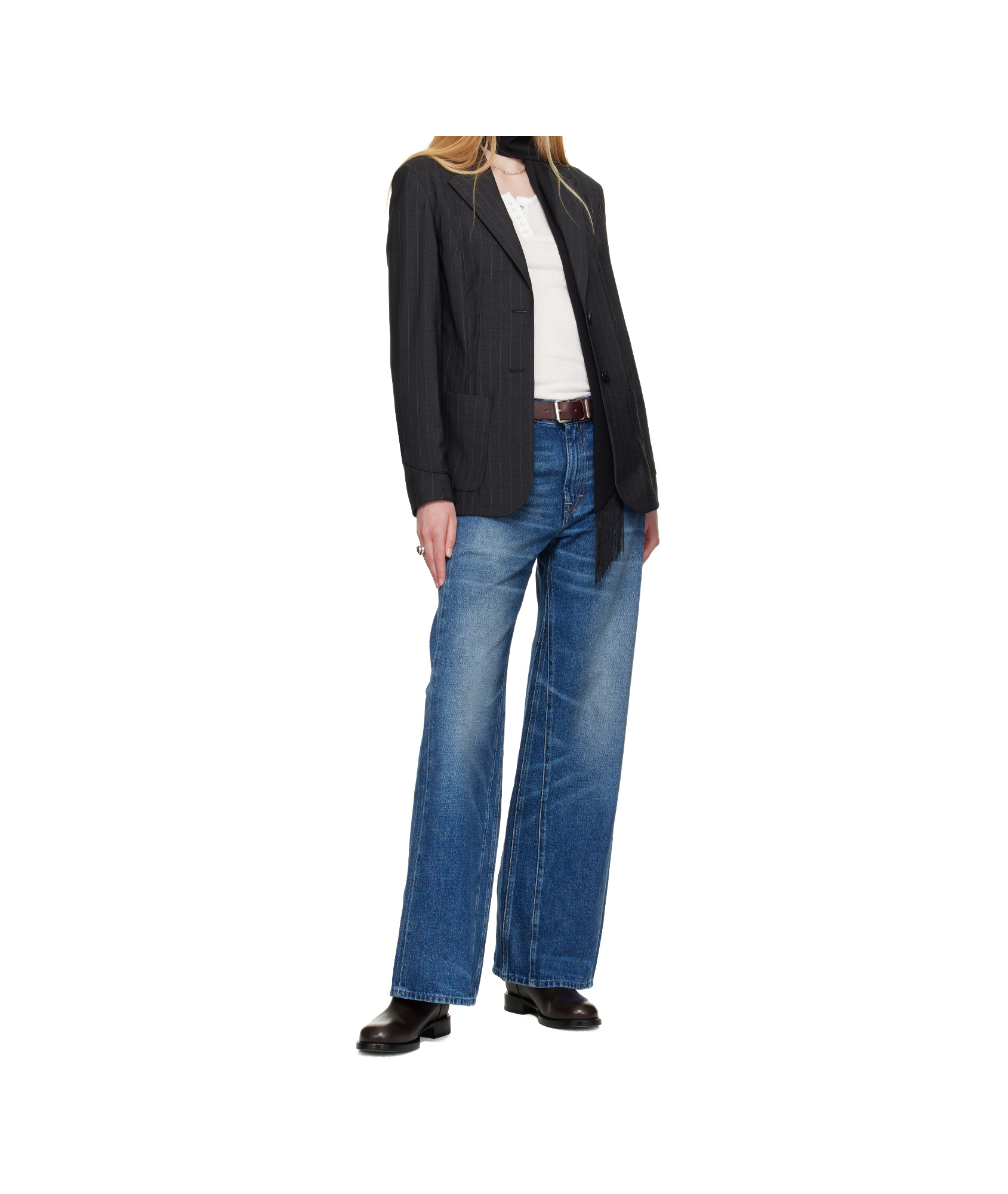 Our Legacy Work Shop Emporio Armani Icona Blazer In Black