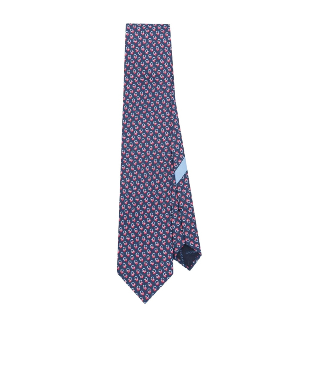 Ferragamo Pointed Tie In Blue