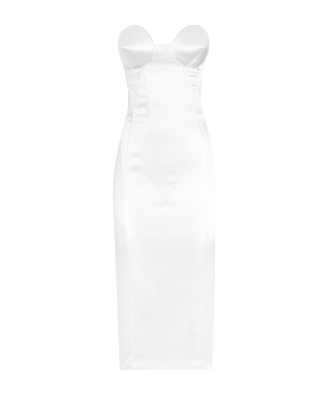 Dolce & Gabbana Strapless Dress In White