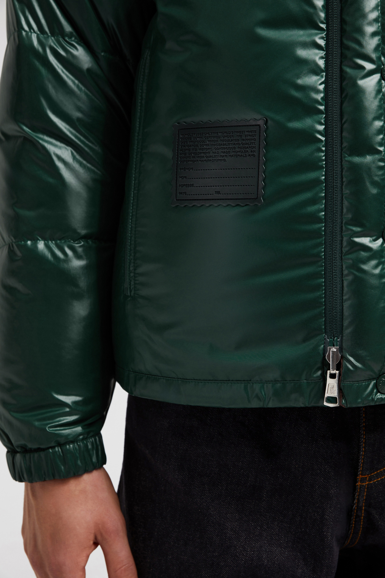 Moncler "verone 1" Reversible Crop Down Jacket In Brown