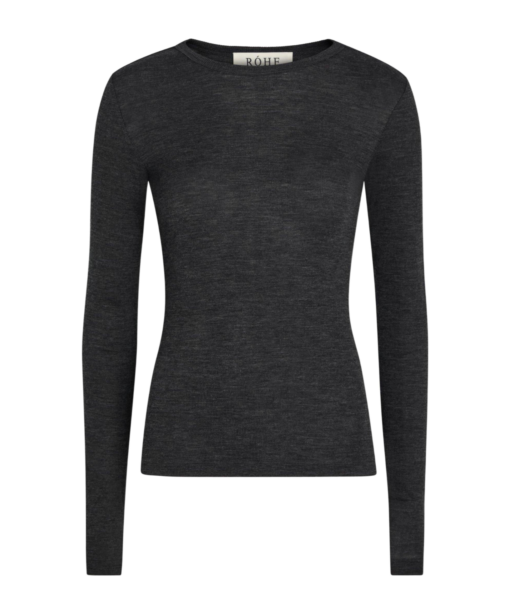 Rohe Wool Knitted Top In Black