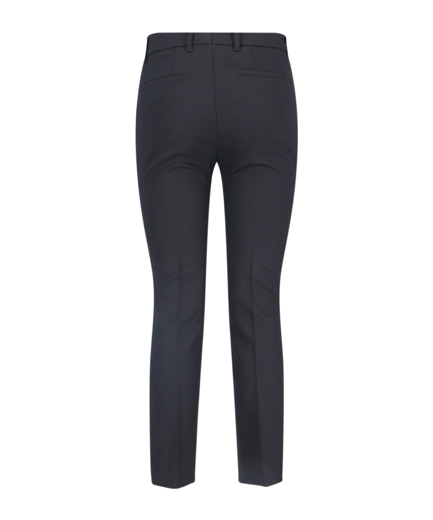 Incotex Tailored Straight-leg Trousers In Black
