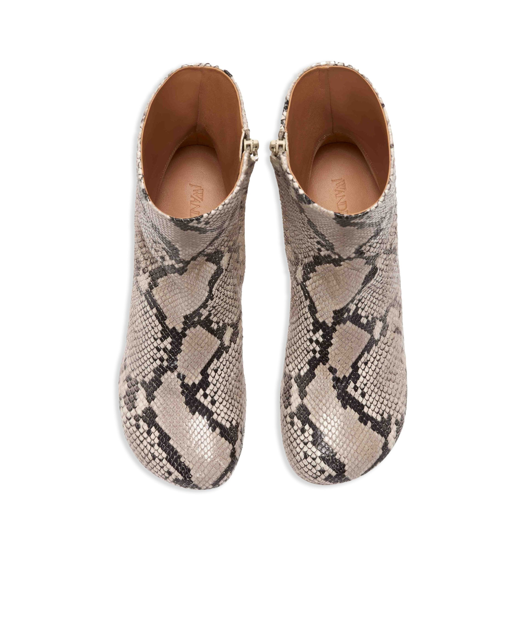 Jw Anderson Round-headed High Heels In Nude