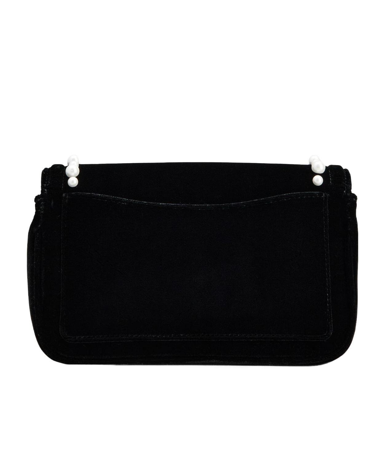 Roger Vivier Viv Jeu De Fille Embellished Velvet Bag In Black