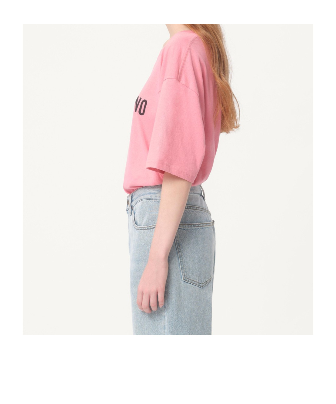 Shop Valentino Jersey Cotton T-shirt With Chez Print In Pink