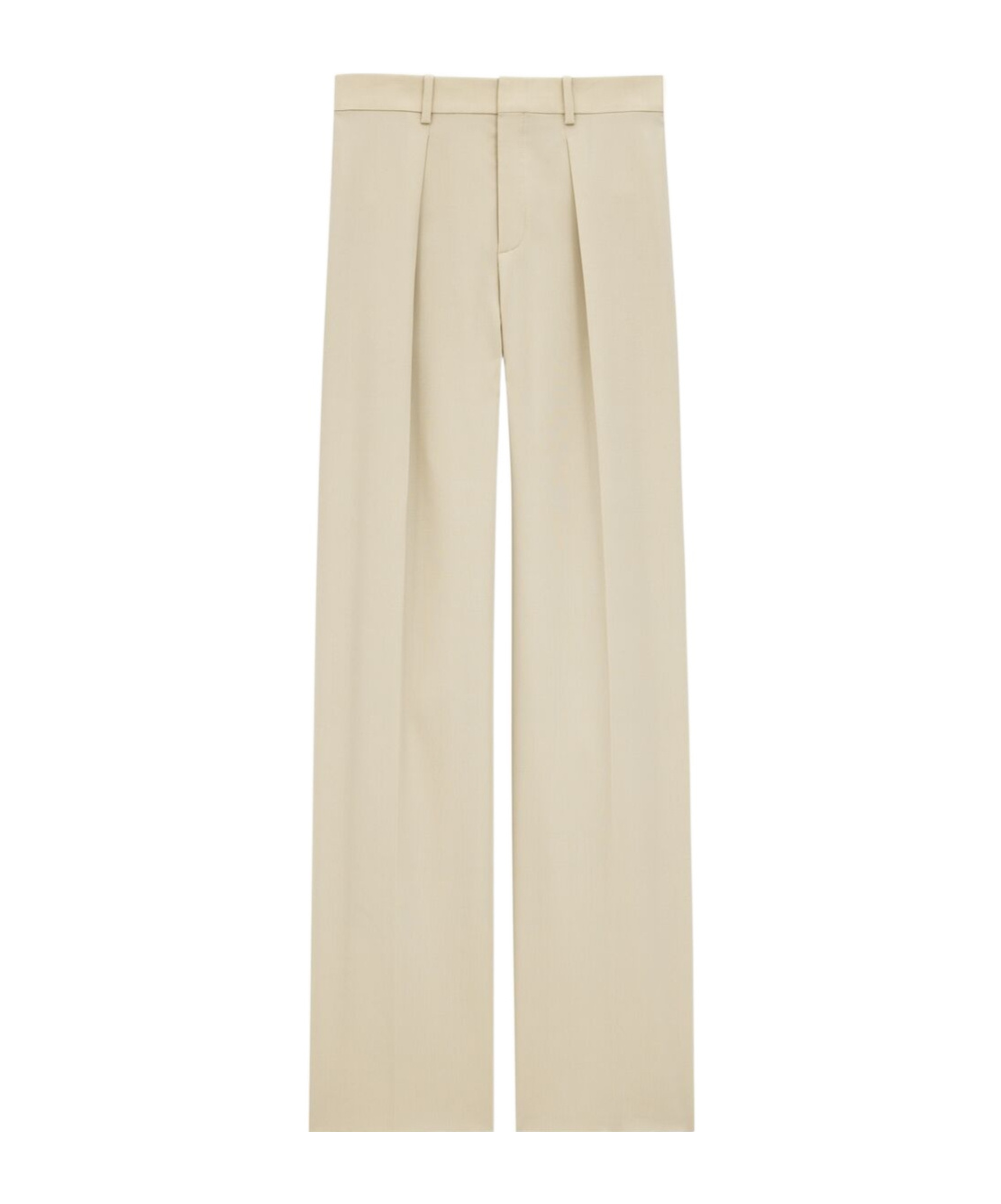 Saint Laurent Belt-loop Casual Pants In Nude