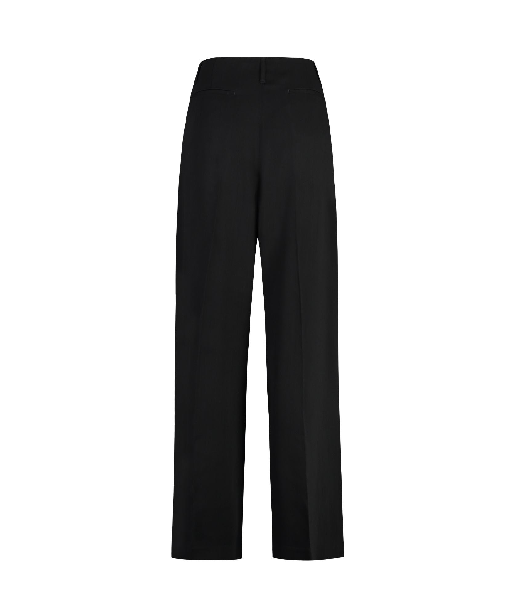 Acne Studios Wool Stretch Trousers In Black