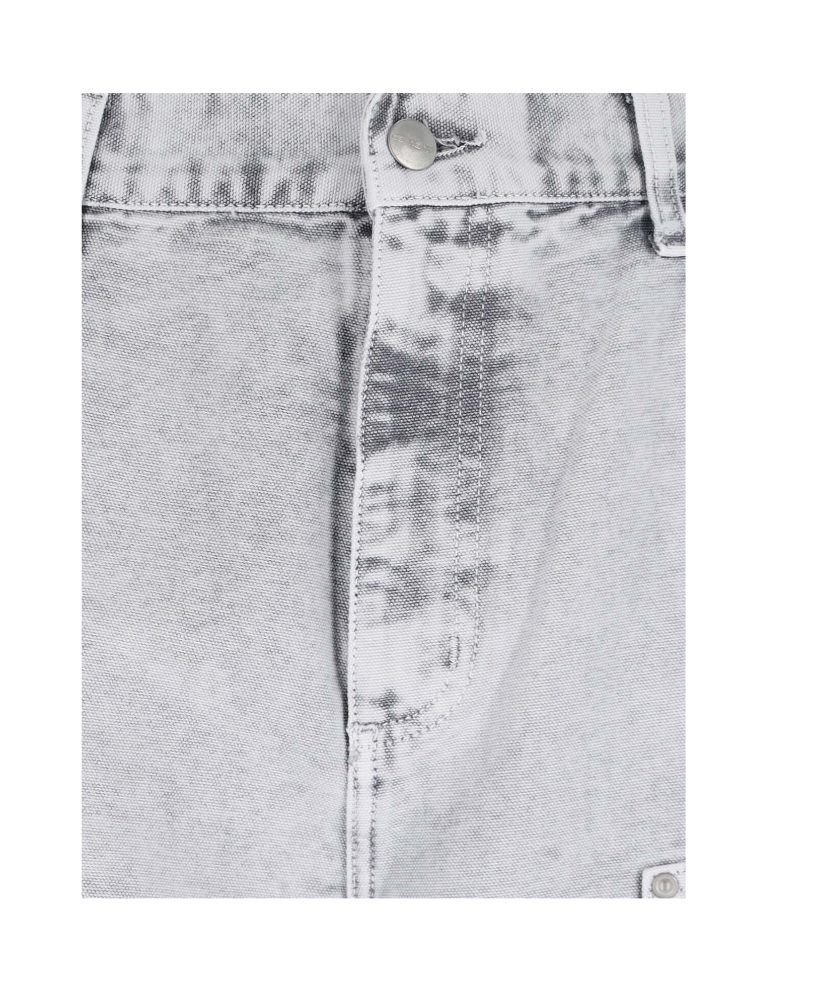 Carhartt Work In Progress Double Knee Organic Cotton Canvas Carpenter Pants In Blue