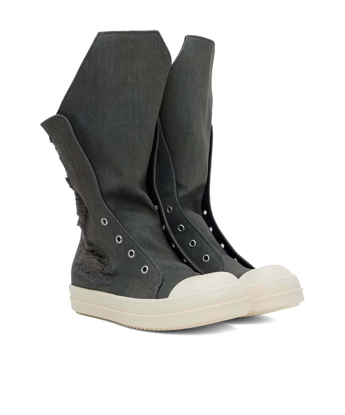 RICK OWENS DRKSHDW BOOT ZIPPER HIGH UPPER BOARD SHOES