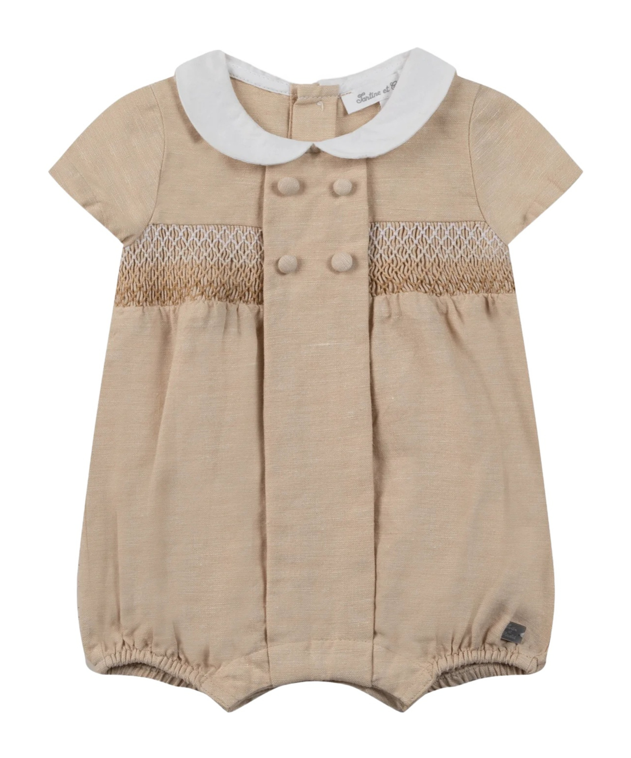 Tartine Et Chocolat Embroidered Shorties In Brown