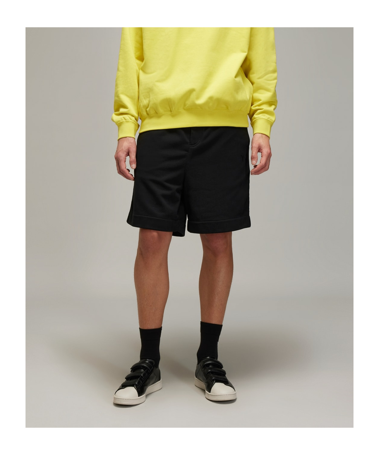 Y-3 Logo-print Elasticated-waist Shorts In Black