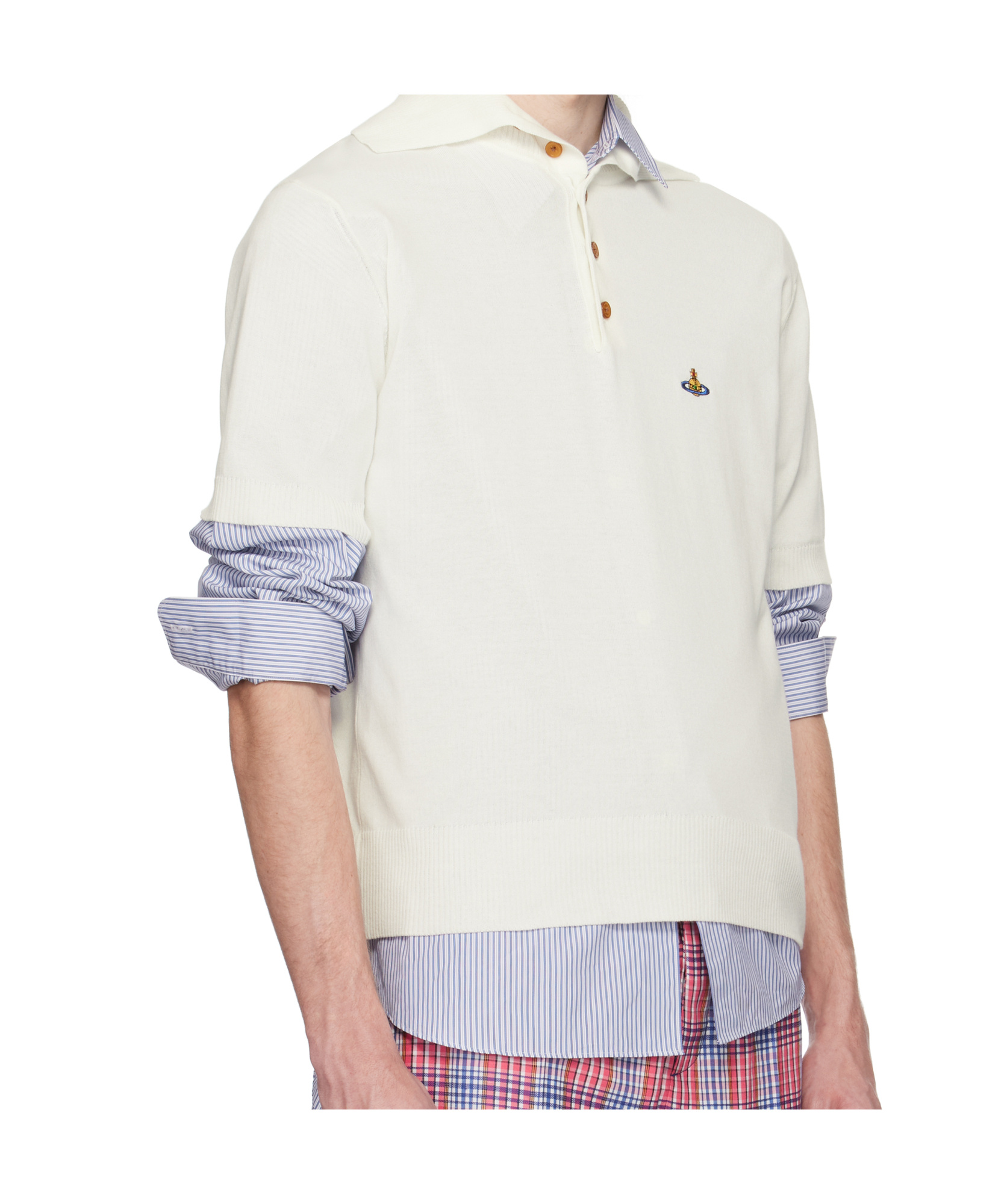 Vivienne Westwood Alex Polo In White