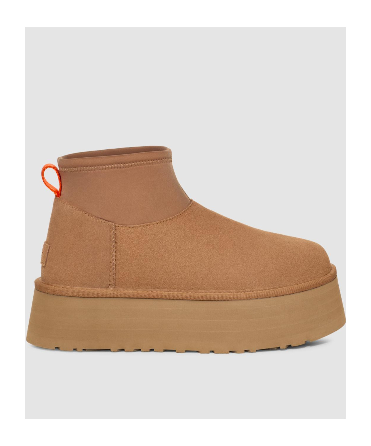 Shop Ugg Mini Dipper Puffer Boots In Nude