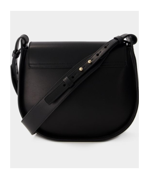 Ines De La Fressange Logo Shoulder Bag In Black