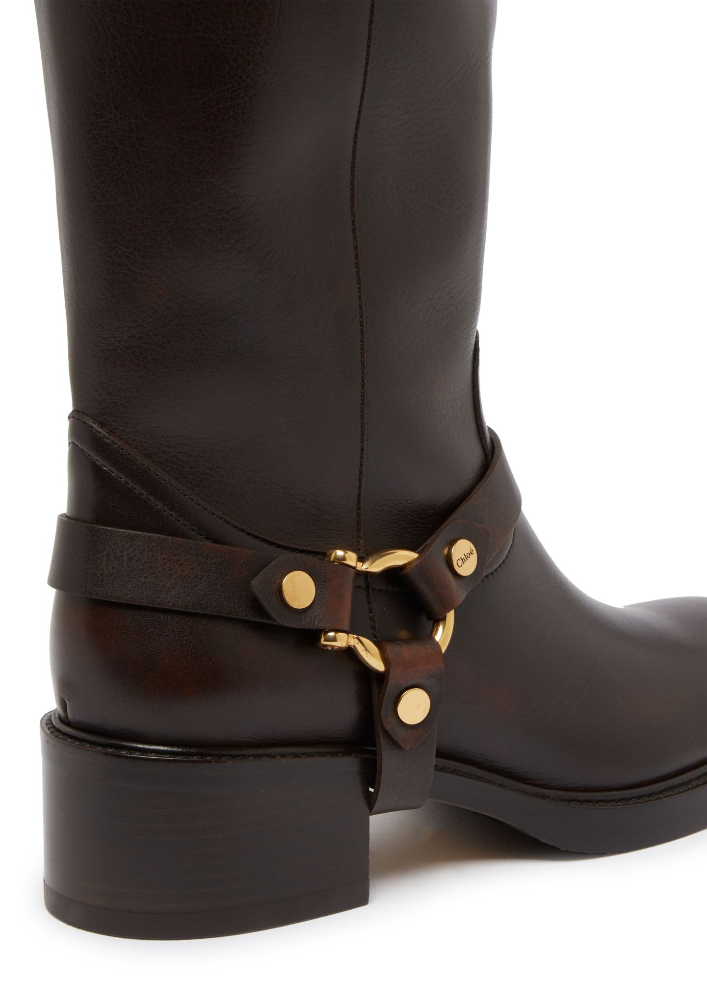 Shop Chloé Dakota Long Shoes In Black