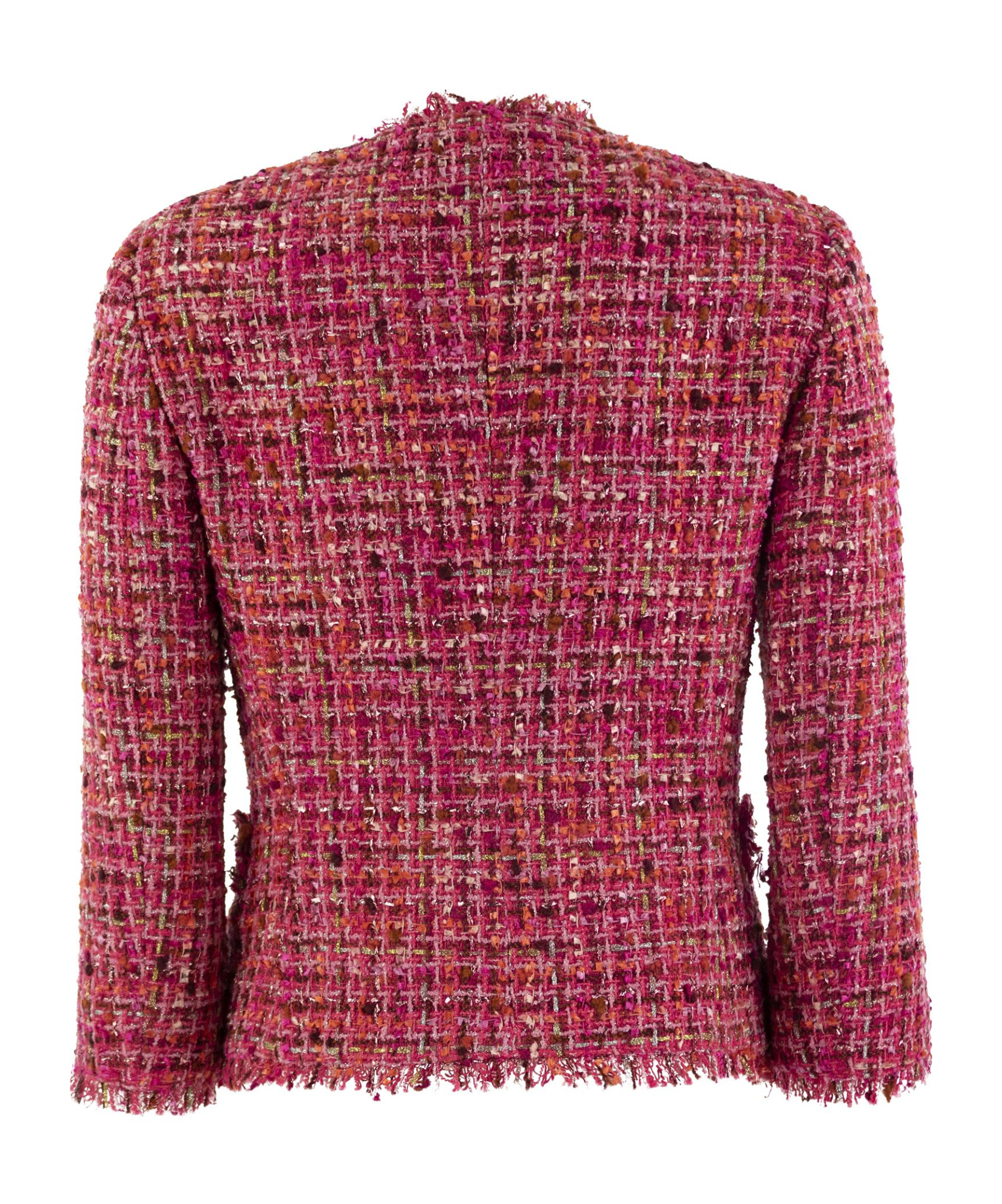 Tagliatore Dharma Tweed Jacket In Red