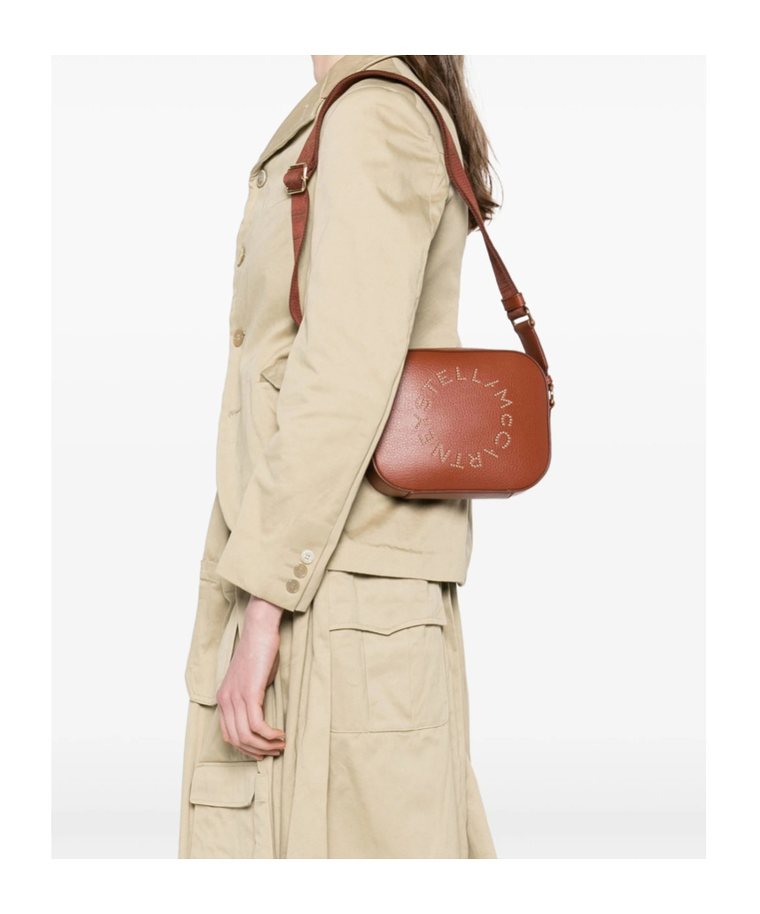 Stella Mccartney Women Faux Leather Shoulder Bag In Brown