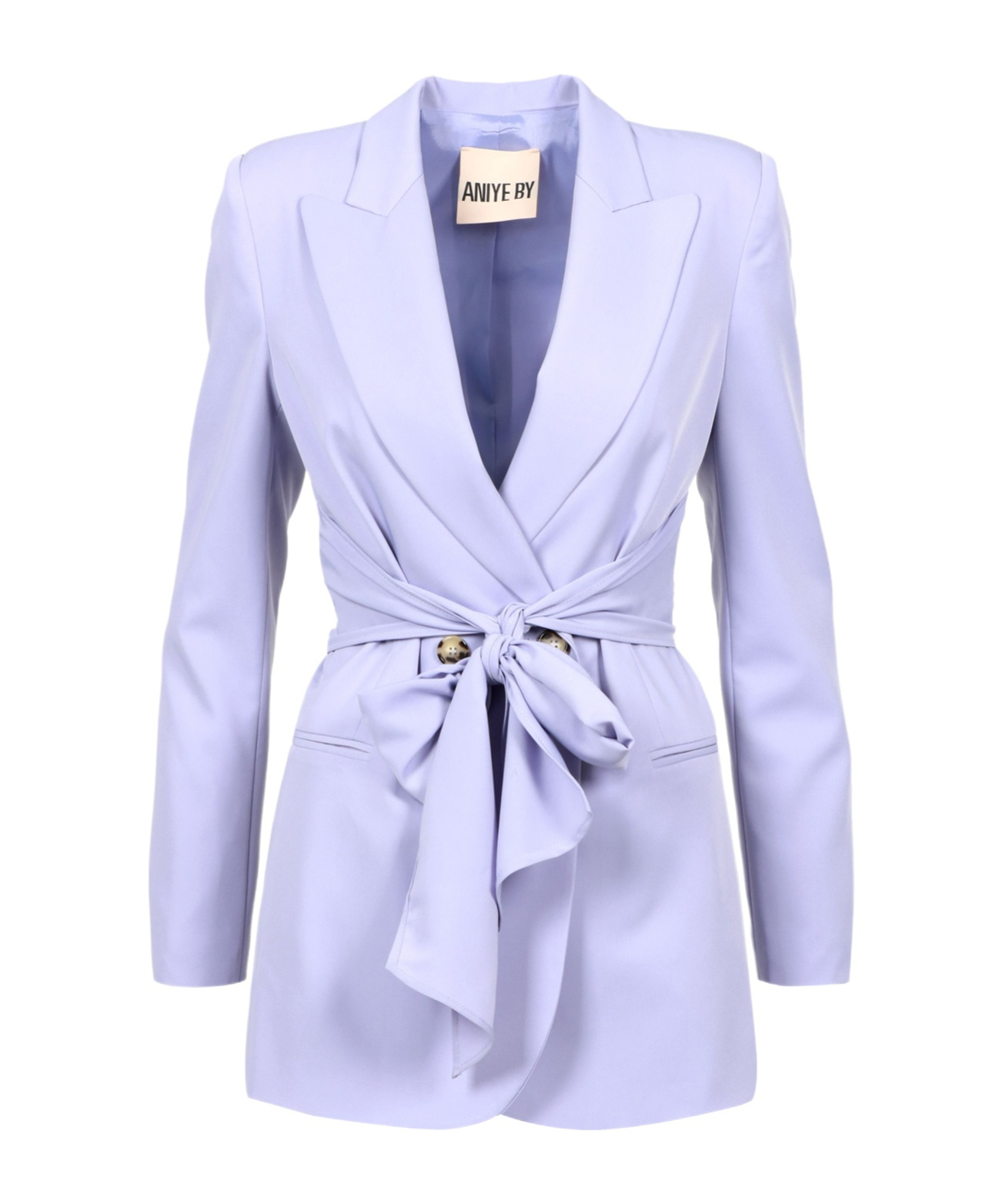 Aniye By Lapel Long-sleeved Suit Jacket In Purple