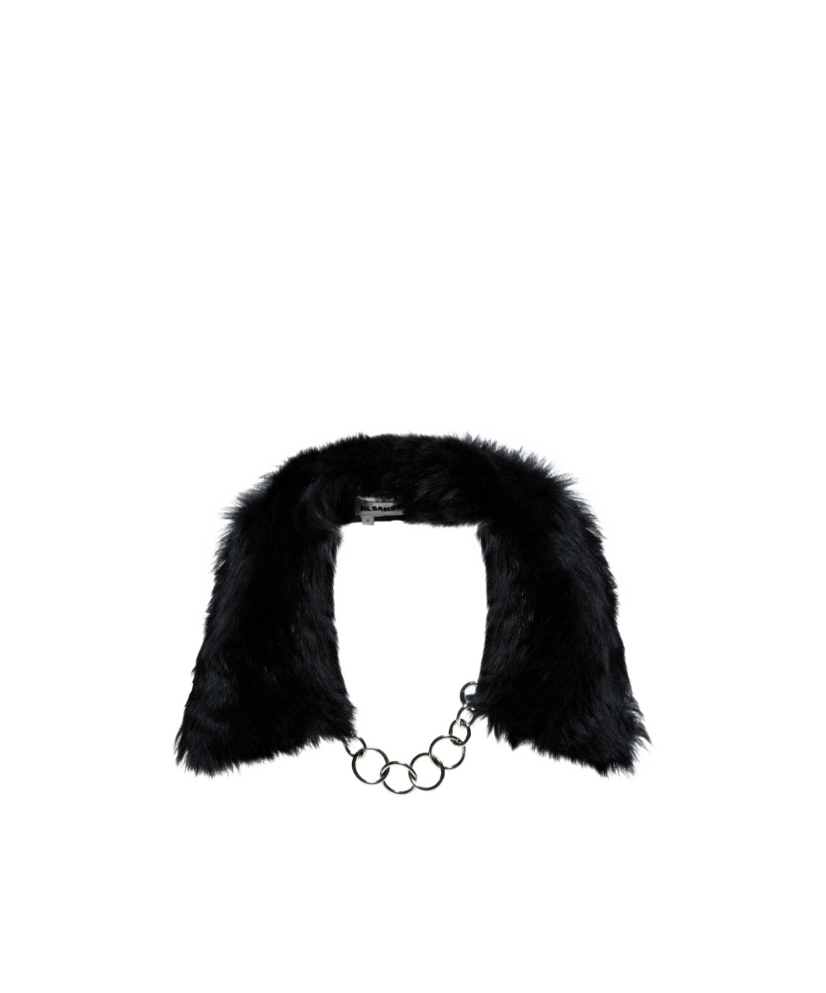 Jil Sander Shearling Collar In Black
