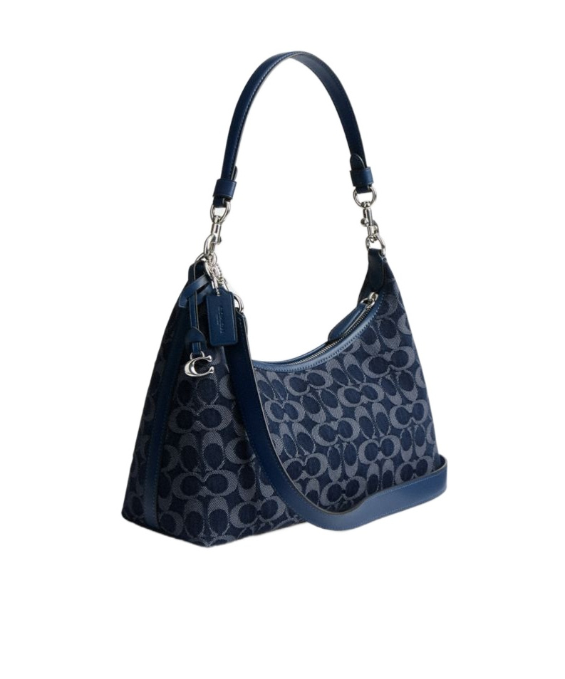 Coach Juliet Shoulder Bag In Signature Denim In Blue