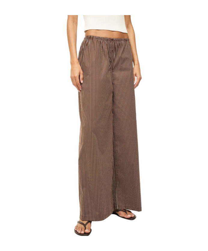 STAUD ELASTIC WAIST CASUAL PANTS