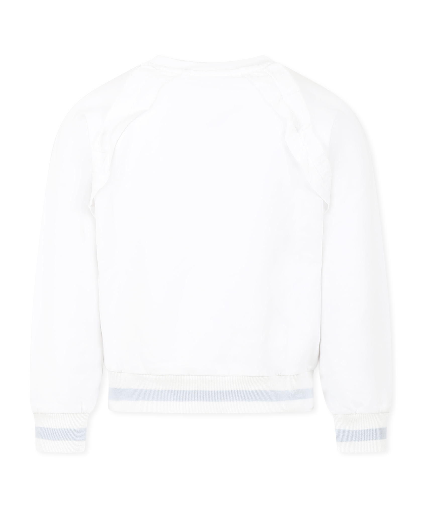 Monnalisa Long-sleeved Sweater In White