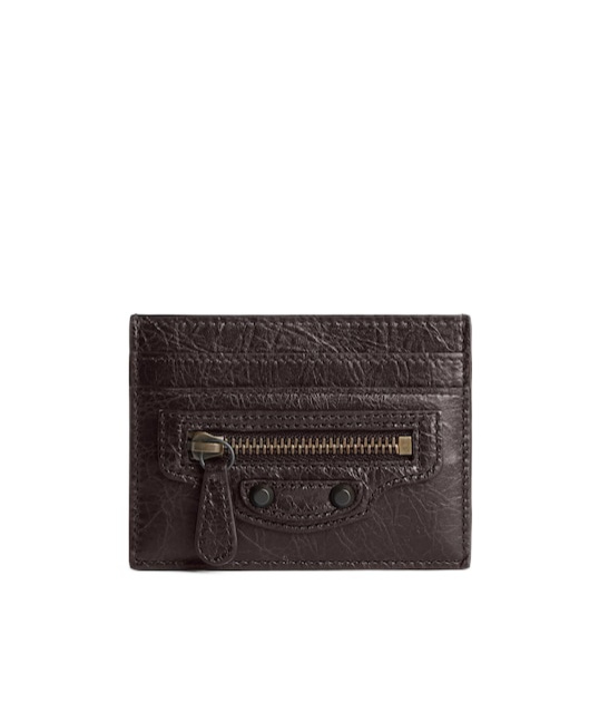 Balenciaga Women's Le City Card Holder In Espresso In Brown