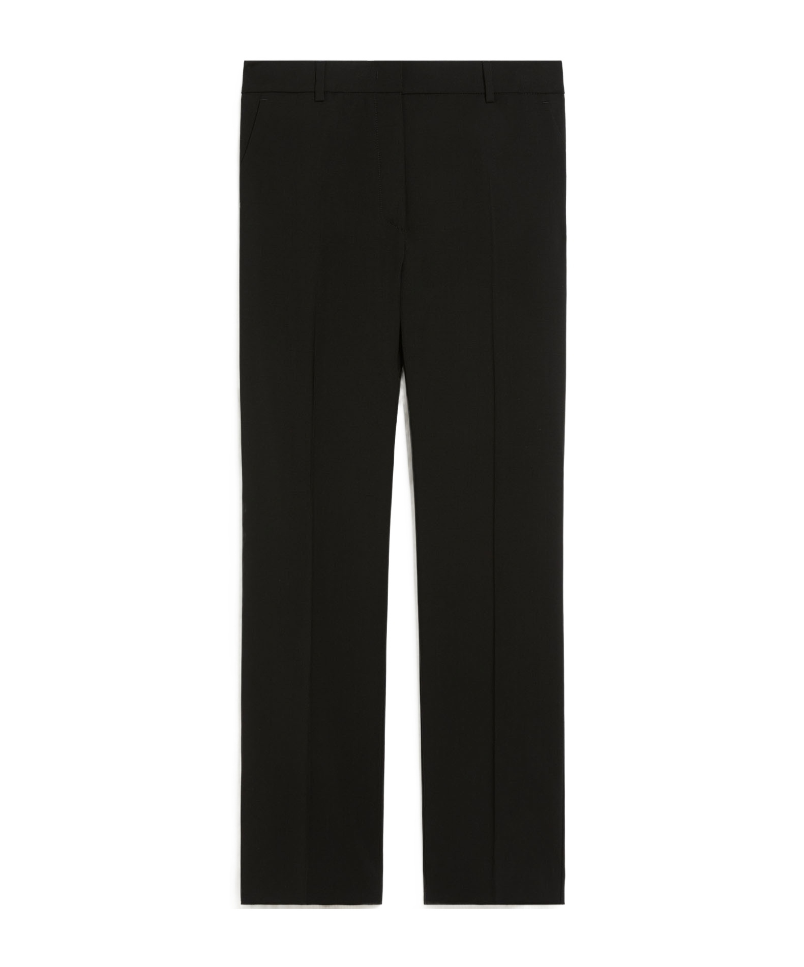 Weekend Max Mara Logo Casual Pants In Black